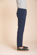 New York pantalone chino uomo in gabardina stretch regular fit ①