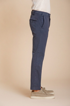 New York pantalone chino uomo in gabardina stretch regular fit ①