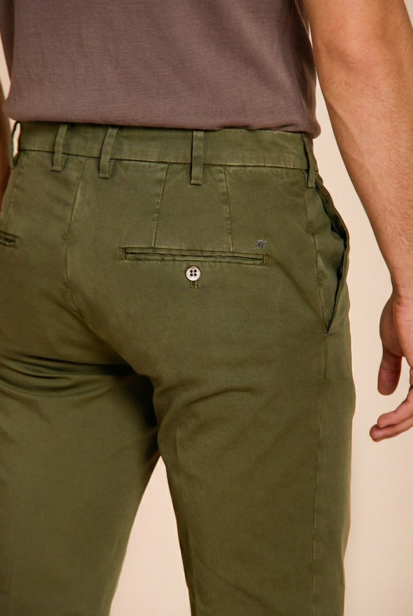 New York pantalon chino homme en gabardine stretch regular fit ①