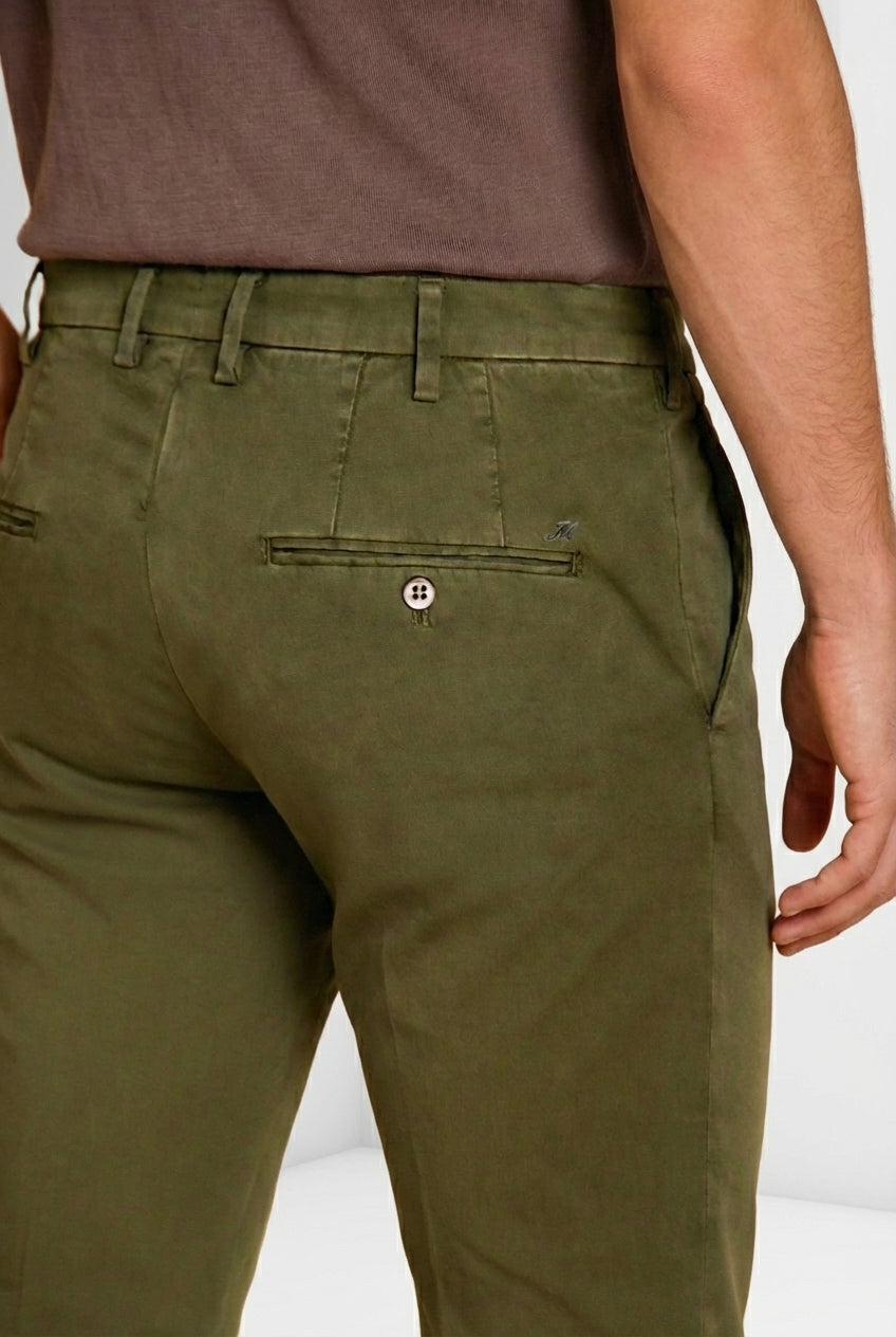 New York Herren Chino Hose aus Stretch Gabardine regular fit ①
