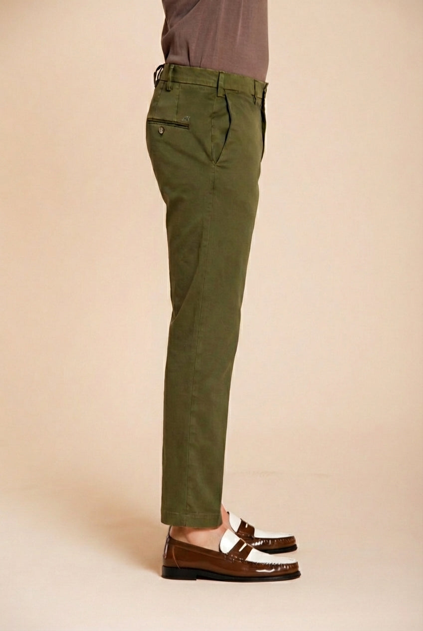 New York Herren Chino Hose aus Stretch Gabardine regular fit ①