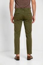 New York Herren Chino Hose aus Stretch Gabardine regular fit ①