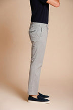 New York pantalone chino uomo in gabardina stretch regular fit ①