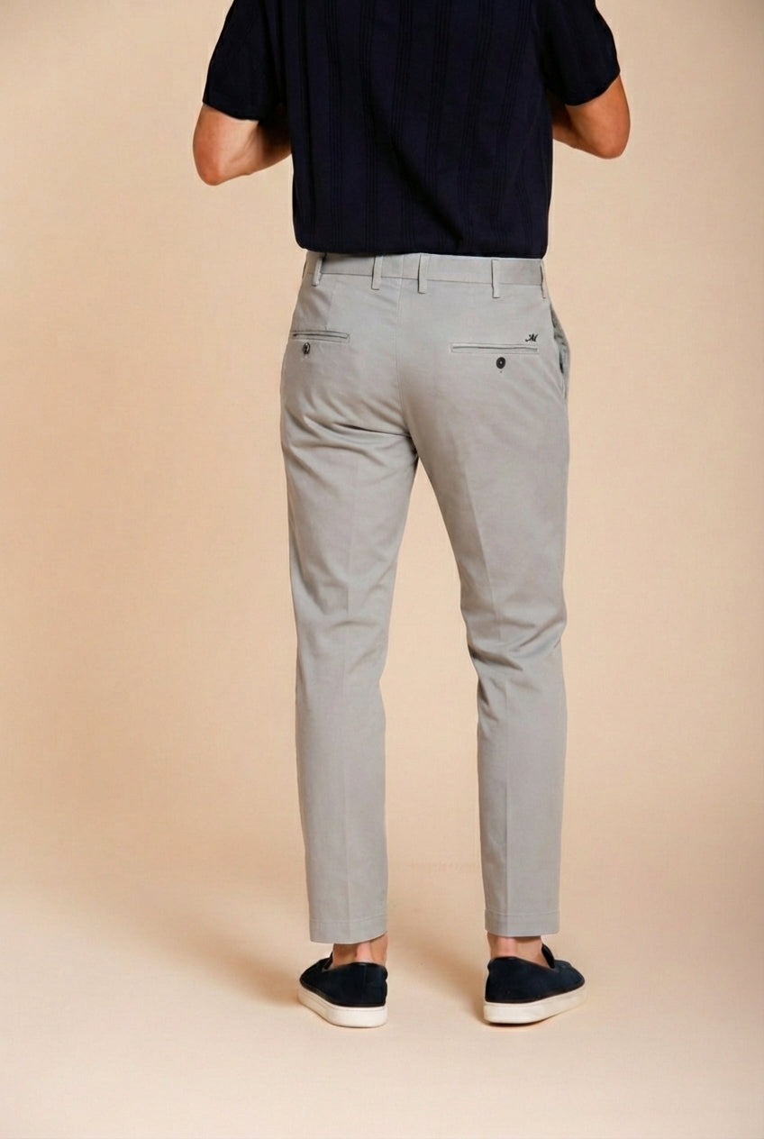 New York pantalone chino uomo in gabardina stretch regular fit ①