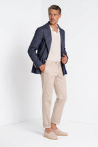 New York pantalon chino homme en gabardine stretch regular fit ①