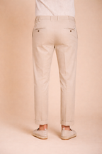New York pantalone chino uomo in gabardina stretch regular fit ①
