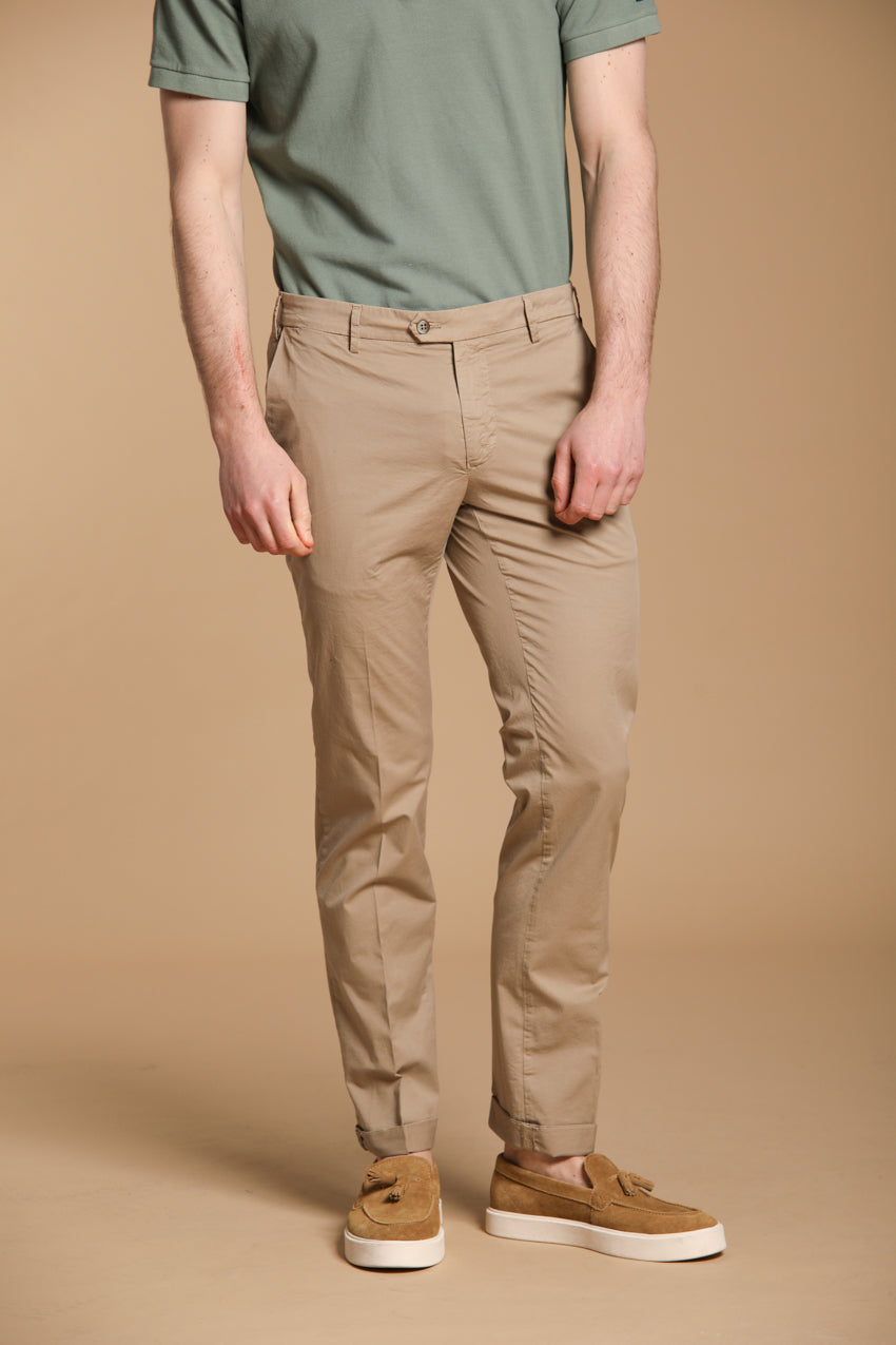 New York Tailored Men's Chino Pants in Pima Cotton Regular Fit