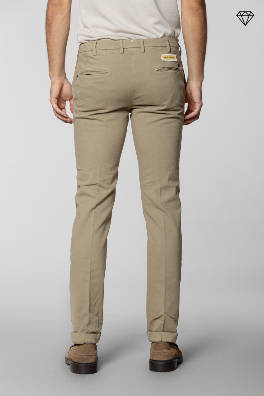 New York Sartoriale pantalone chino uomo sartoriale in cotone lana regular fit ①