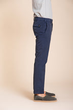 New York pantalone chino uomo in gabardina stretch regular fit ①