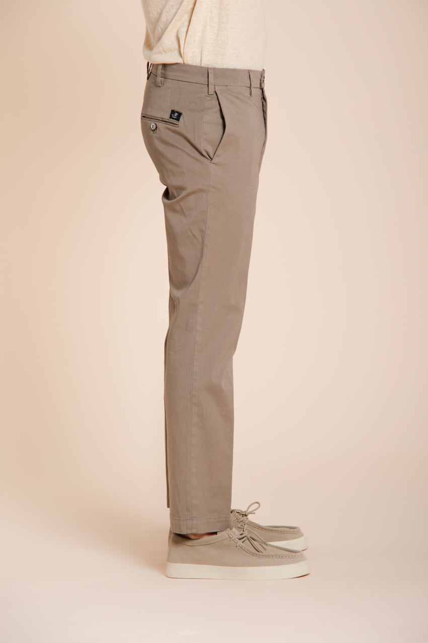 New York pantalon chino homme en gabardine stretch regular fit ①