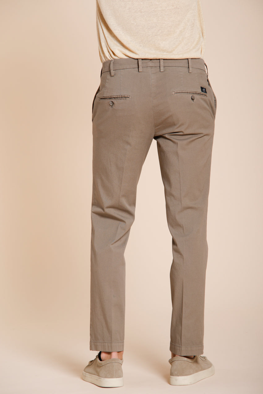 New York pantalon chino homme en gabardine stretch regular fit ①