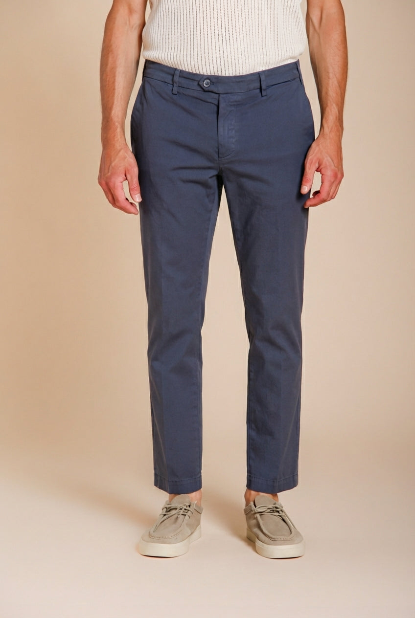 New York pantalon chino homme en gabardine stretch regular fit ①