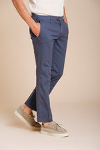 New York pantalon chino homme en gabardine stretch regular fit ①