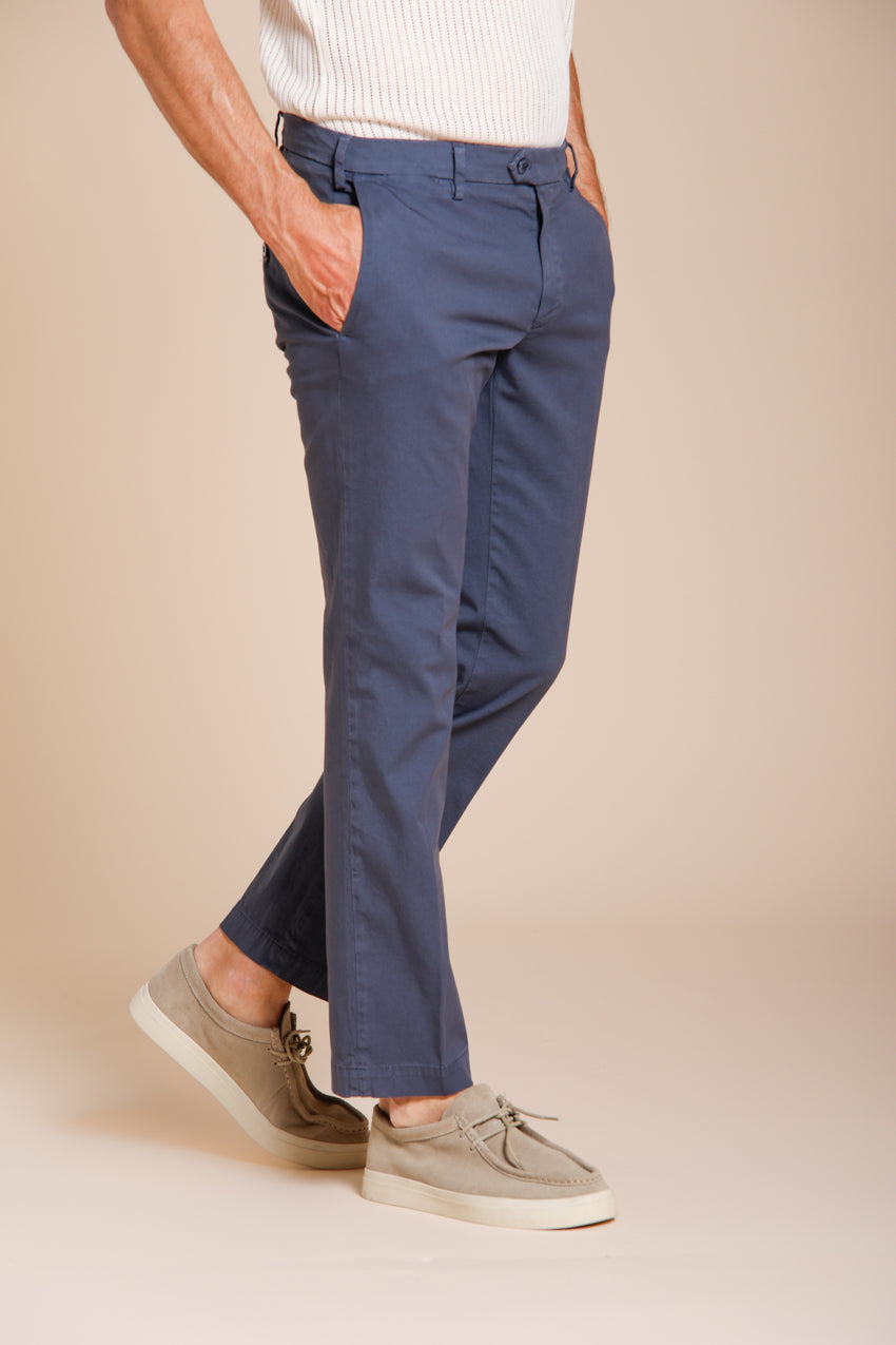 New York pantalon chino homme en gabardine stretch regular fit ①
