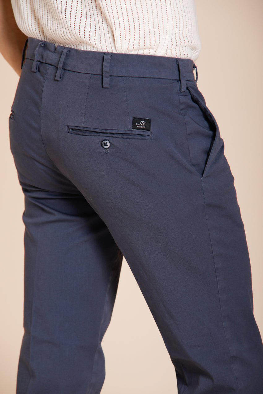 New York pantalon chino homme en gabardine stretch regular fit ①