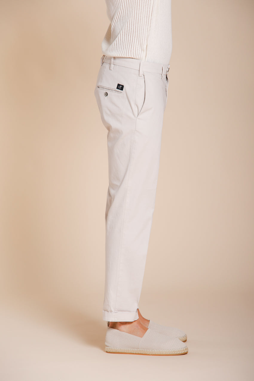 New York pantalon chino homme en gabardine stretch regular fit ①