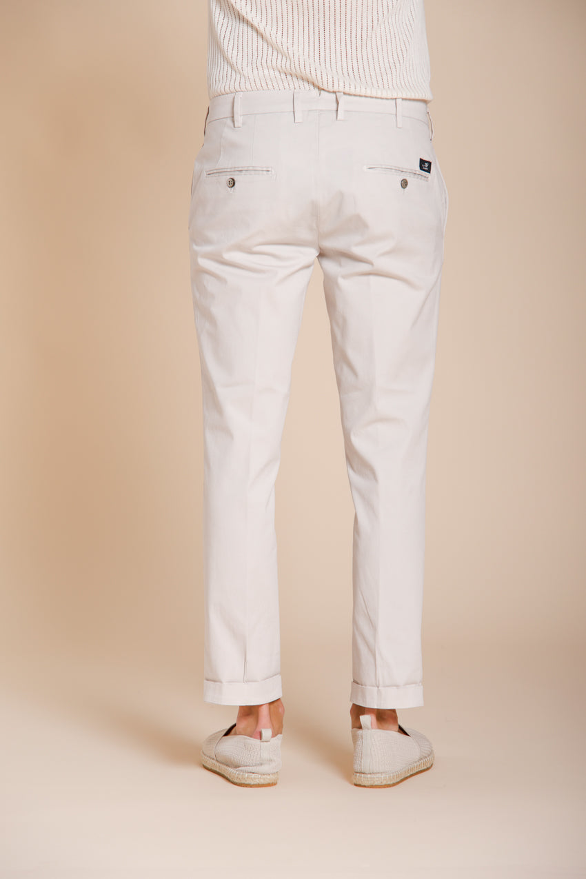New York pantalon chino homme en gabardine stretch regular fit ①
