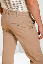 New York pantalone chino uomo in gabardina stretch regular fit ①