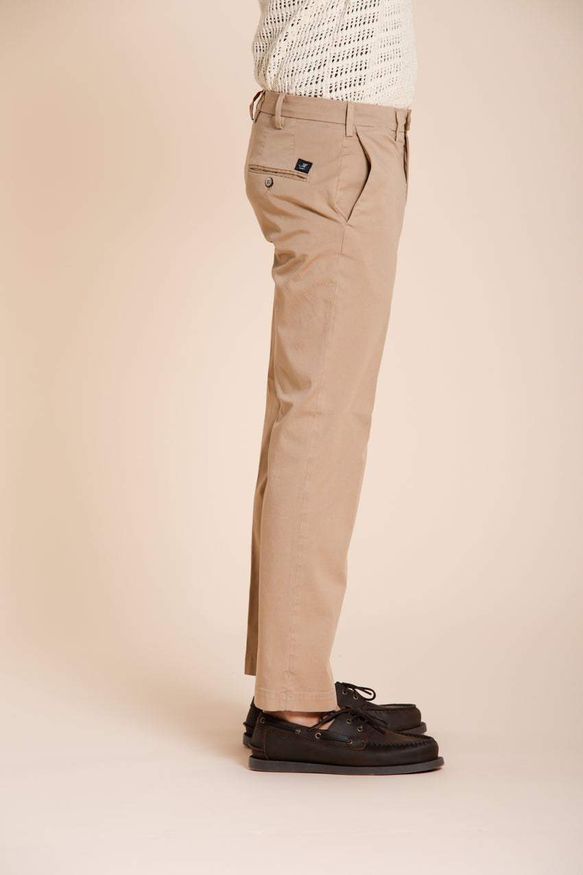 New York pantalone chino uomo in gabardina stretch regular fit ①