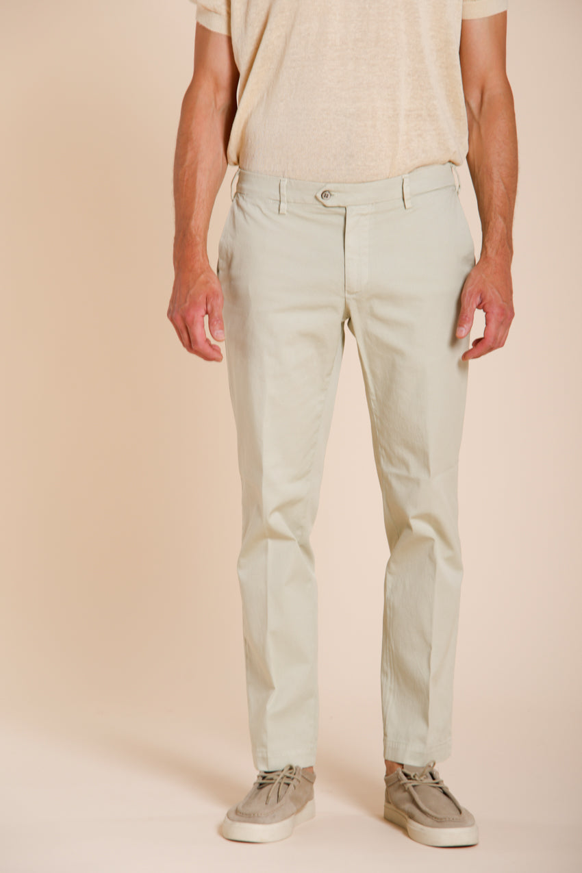 New York pantalon chino homme en gabardine stretch regular fit ①
