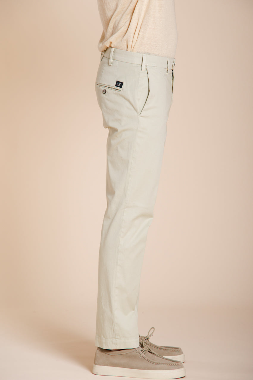 New York pantalon chino homme en gabardine stretch regular fit ①