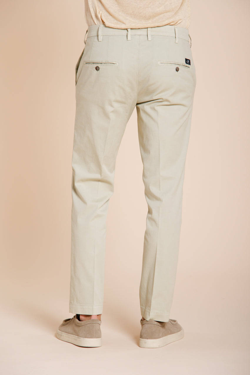 New York pantalon chino homme en gabardine stretch regular fit ①
