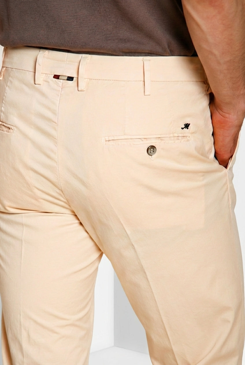 New York men's chino pants in stretch gabardine regular fit ①