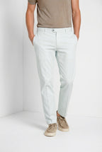 New York pantalon chino homme en gabardine stretch regular fit ①
