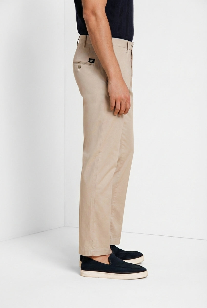 New York Herren Chino Hose aus Stretch-Gabardine regular fit ①