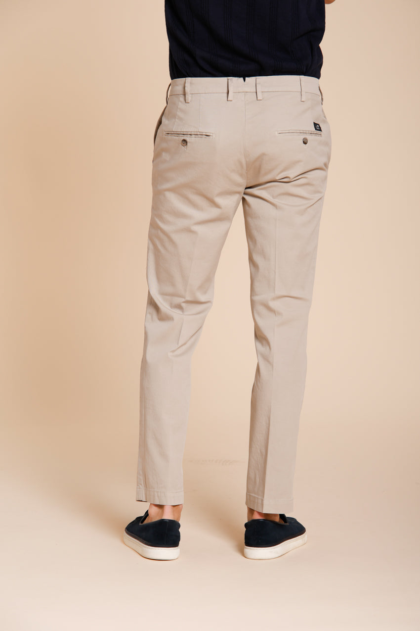 New York pantalon chino homme en gabardine stretch regular fit ①