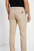 New York Herren Chino Hose aus Stretch-Gabardine regular fit ①