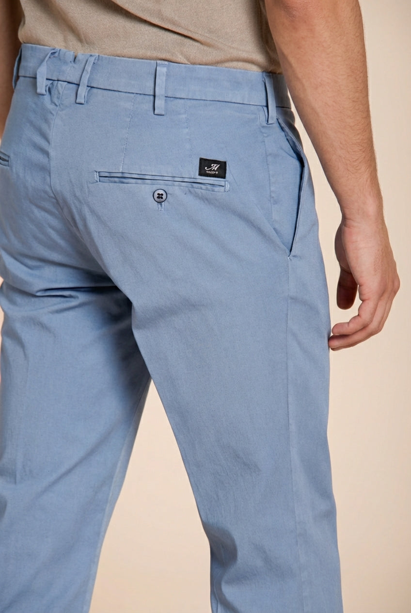 New York pantalon chino homme en gabardine stretch regular fit ①