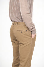 New York pantalone chino uomo in gabardina stretch regular fit ①