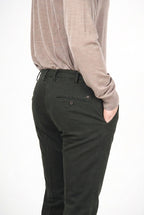 New York pantalone chino uomo in gabardina stretch regular fit ①