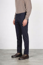 New York pantalone chino uomo in gabardina stretch regular fit ①