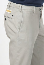 New York pantalon chino homme en twill de coton et cachemire regular fit
