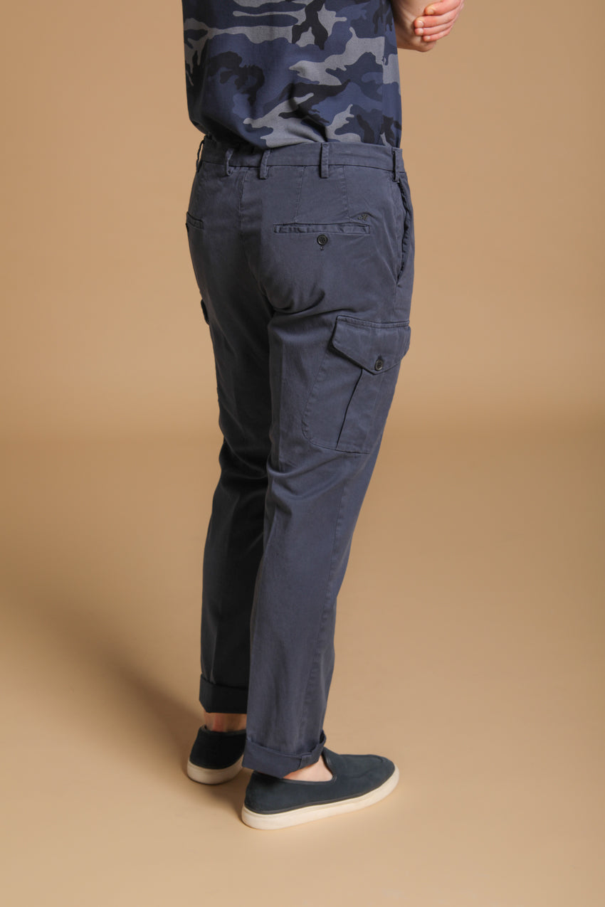 New York Cargo men's cargo pants in cotton and lyocell twill regular fit