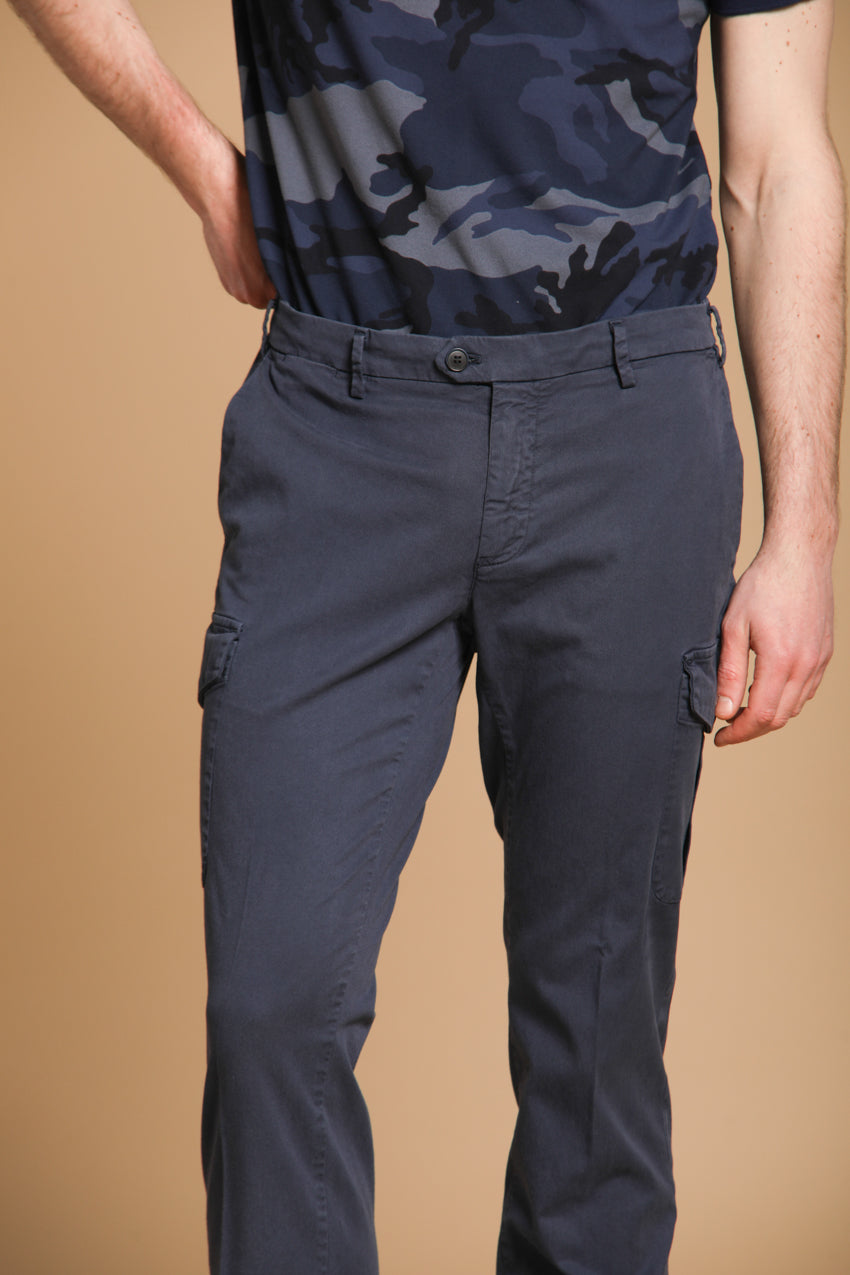 New York Cargo men's cargo pants in cotton and lyocell twill regular fit