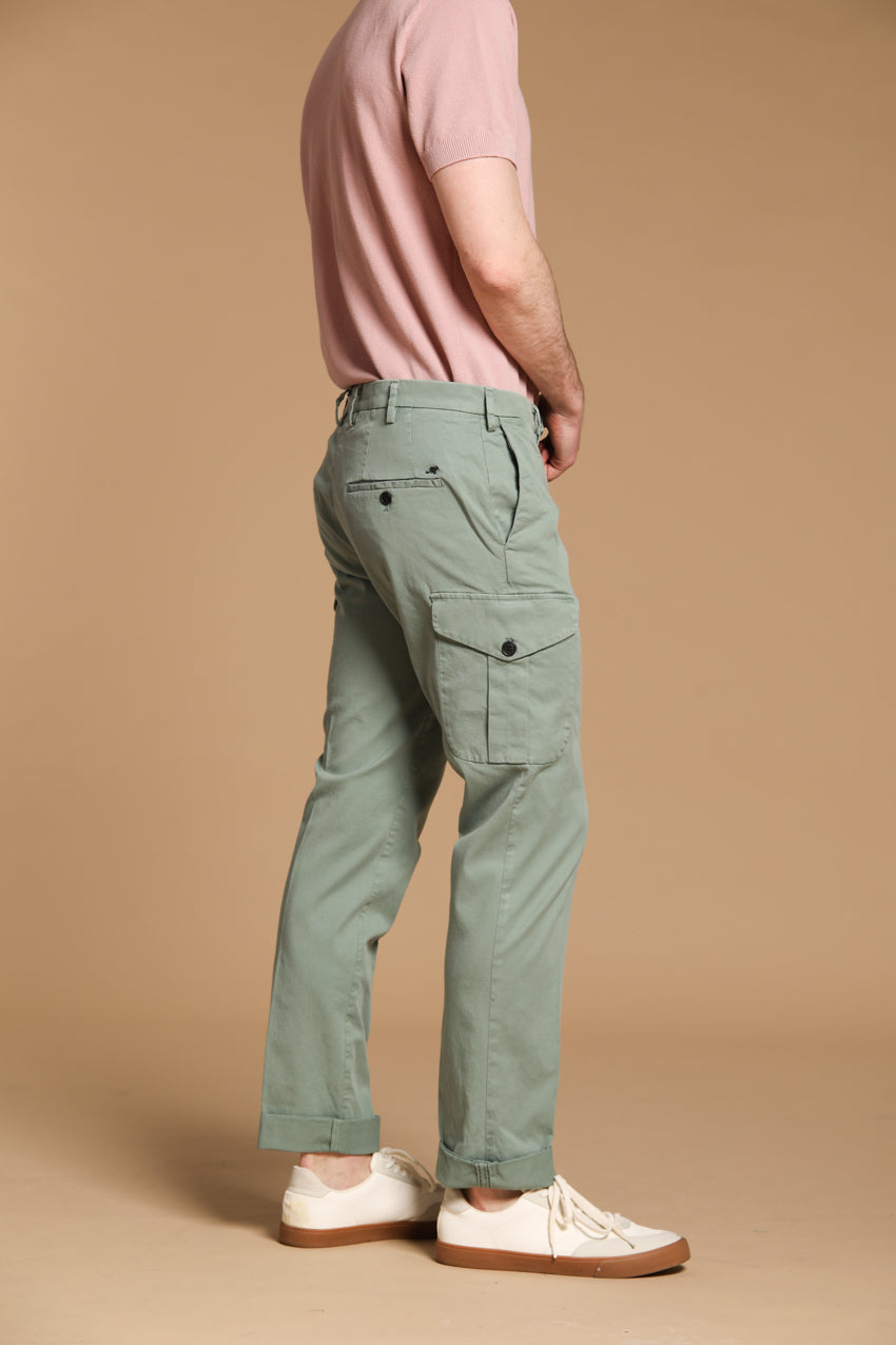 New York Cargo men's cargo pants in cotton and lyocell twill regular fit