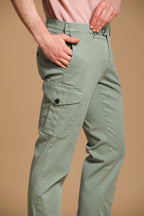 New York Cargo men's cargo pants in cotton and lyocell twill regular fit