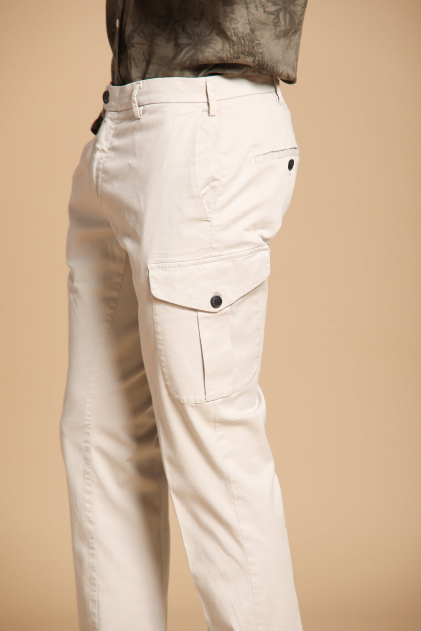 New York Cargo men's cargo pants in cotton and lyocell twill regular fit