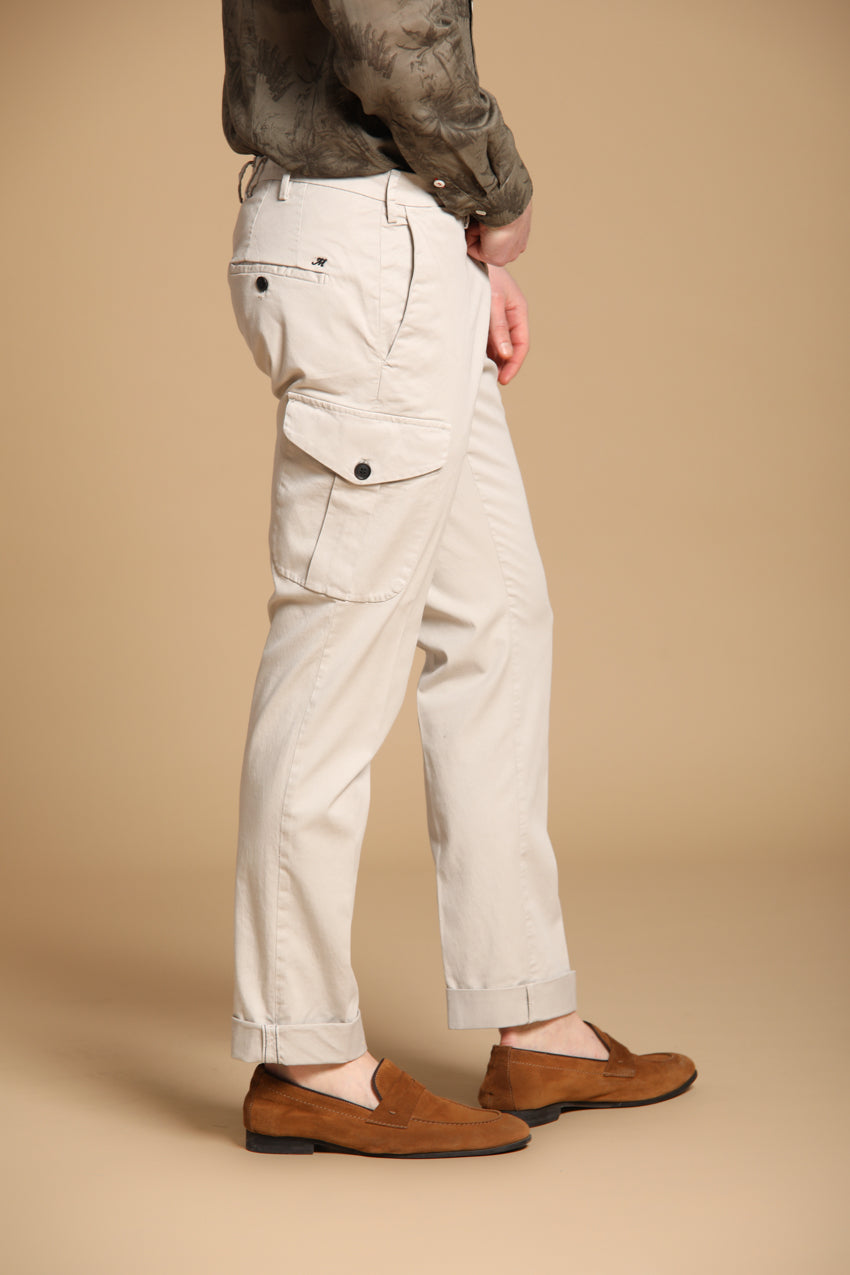 New York Cargo men's cargo pants in cotton and lyocell twill regular fit