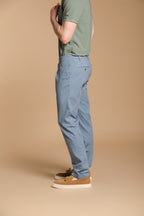 New York Time 1 Pinces men's chino pants in stretch Supima cotton canvas regular fit