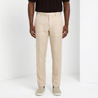 New York Icon Flex men's chino pants in linen and cotton twill regular fit
