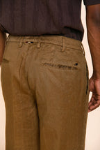 New York Icon Flex men's chino pants in linen and cotton twill regular fit