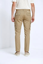 Chile Royal pantalón cargo hombre gabardina teñido en prenda regular fit