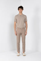 New York pantalone chino uomo in twill lana regular fit