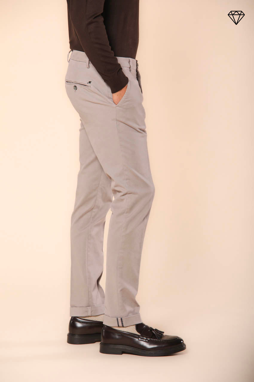 Milano men's chino pants in gabardine stretch extra slim fit ①