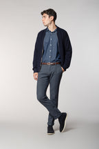 Milano pantalone chino uomo fantasia occhio di pernice extra slim fit