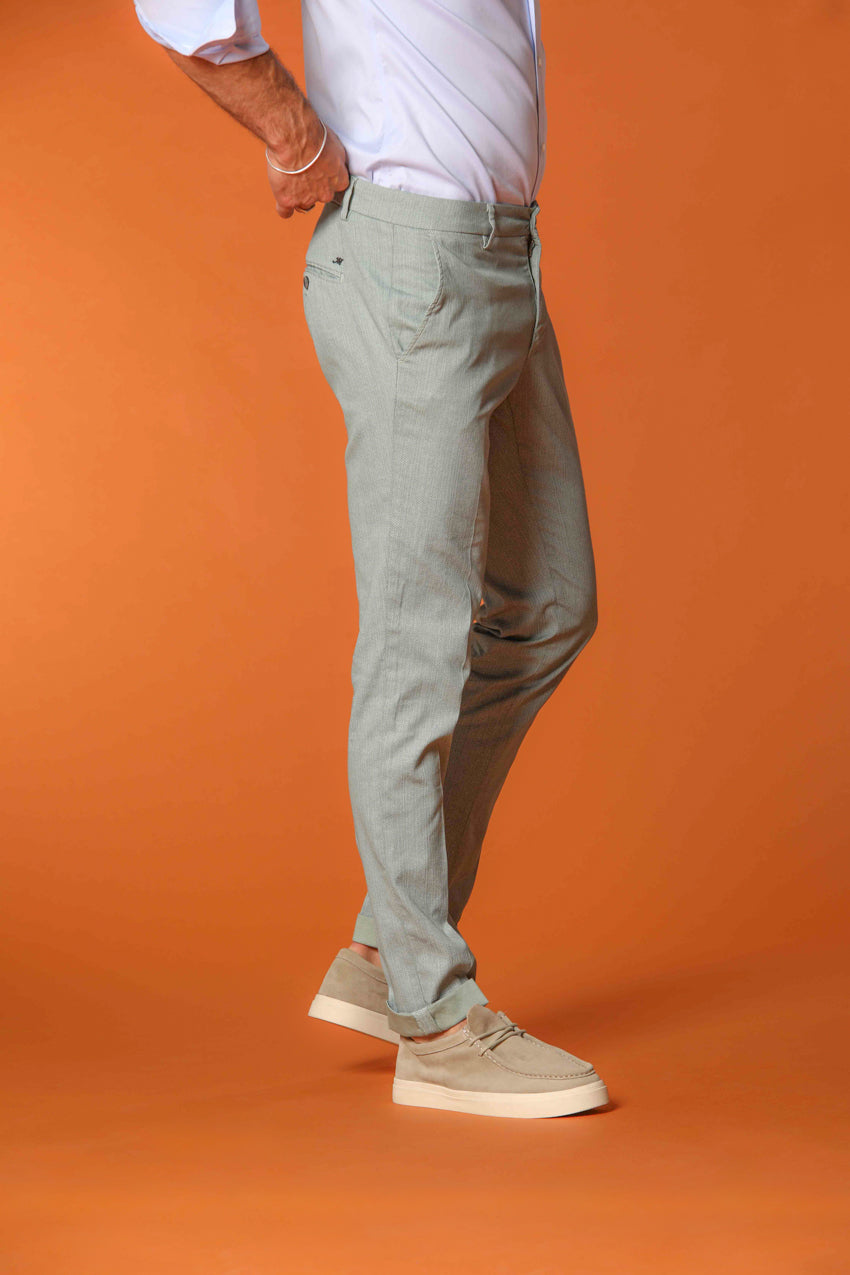 Milano pantalone chino uomo in resca extra slim fit